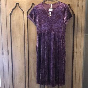 Böhme Plum Velvet Midi Dress!
